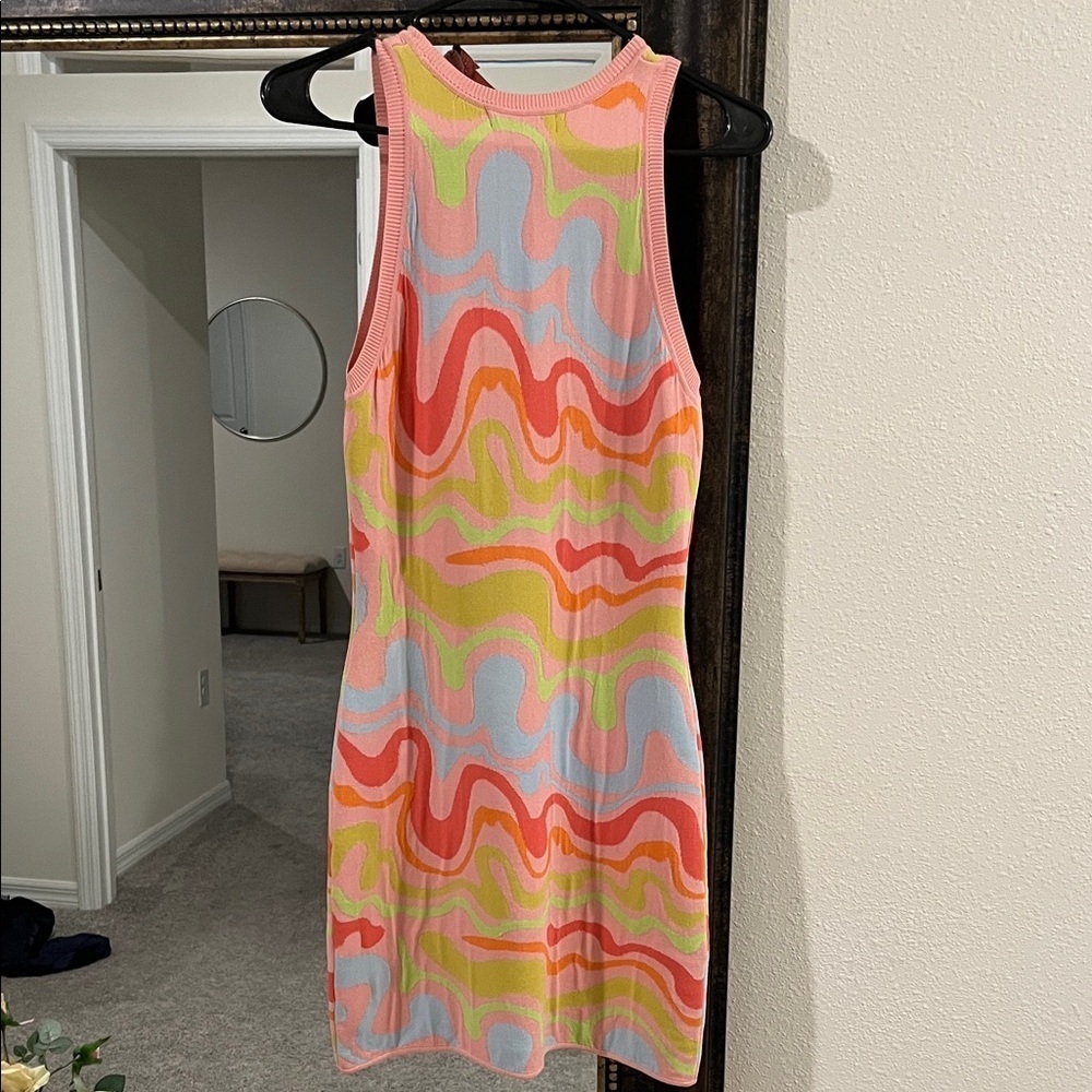 Nicole Miller Chakra Waves Mini Dress - Picture 4 of 7